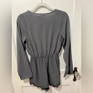 Long sleeve romper